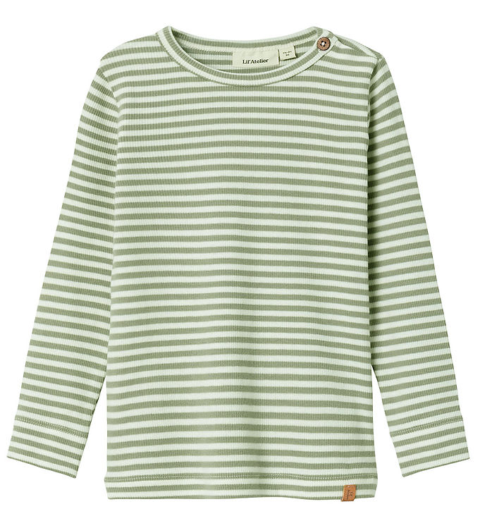 Lil' Atelier Bluse - Rib - Noos - NmmGago - Limestone