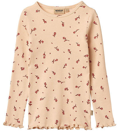 Wheat Bluse - 2-pak - Rib - Ida - Rose Water Flowers