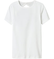 Name It T-shirt - Rib - NkfJalgos - Bright White Name It T-shirt - Rib - NkfJalgos - Bright White