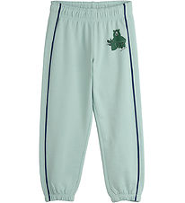 Mini Rodini Sweatpants - Lysegrøn m. Vilde Dyr Mini Rodini Sweatpants - Lysegrøn m. Vilde Dyr