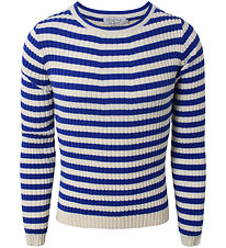 Hound Bluse - Rib - Viskose/Nylon - Cobalt Blue Hound Bluse - Rib - Viskose/Nylon - Cobalt Blue