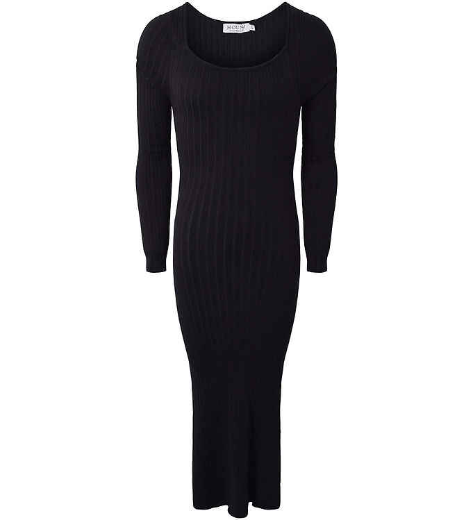 Hound Kjole - Rib - Viskose/Nylon - Sort