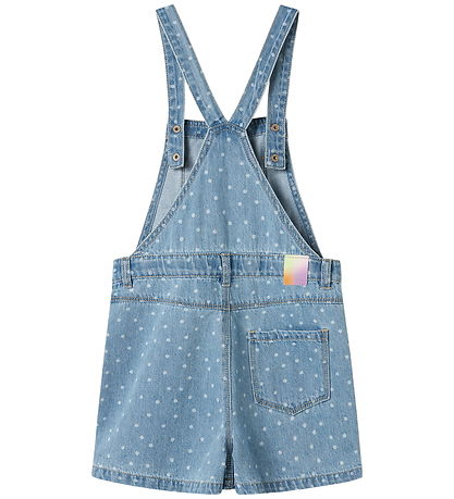 Name It Smækbukser - NmfJuliana - Light Blue Denim/Dots