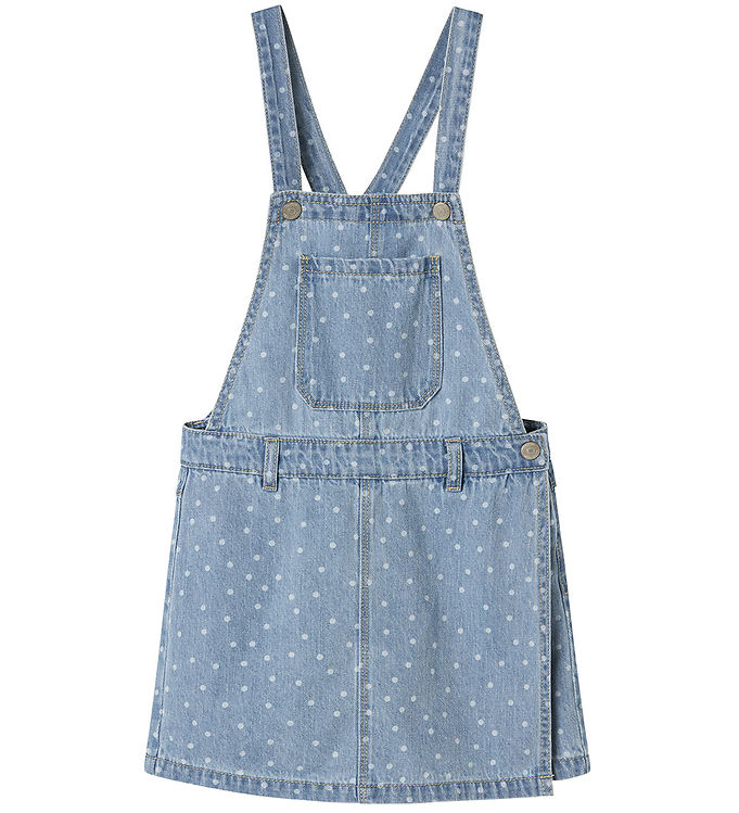 Name It Smækbukser - NmfJuliana - Light Blue Denim/Dots