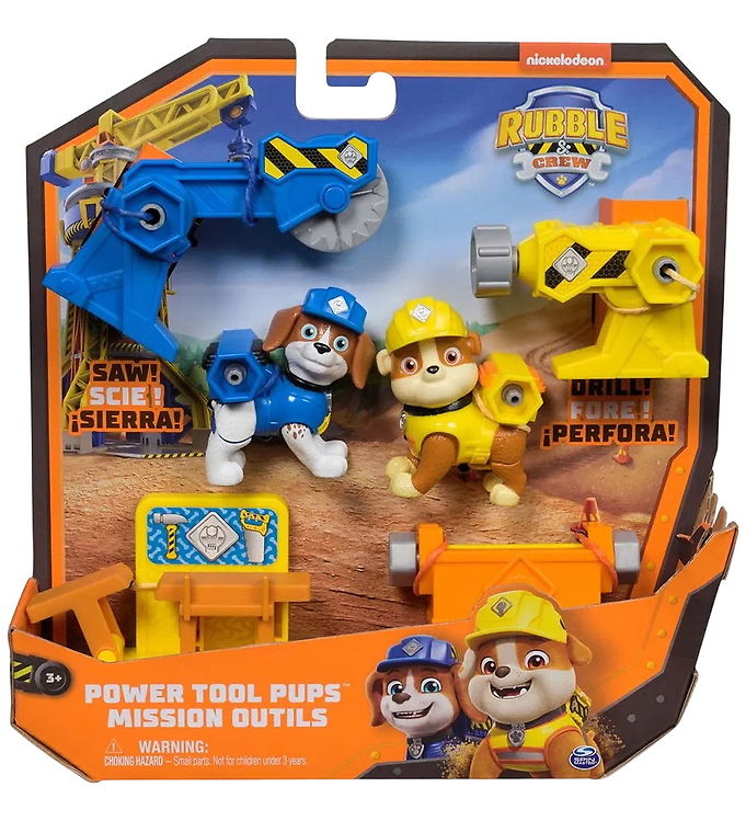 Rubble & Crew Legetøj - Paw Patrol - Power Tool Pups