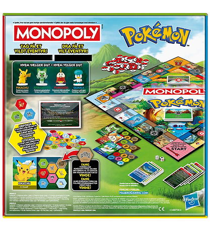 Hasbro Brætspil - Monopoly Pokémon