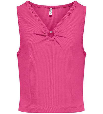 Kids Only Top - KogNessa - Rib - Fuchsia Fedora