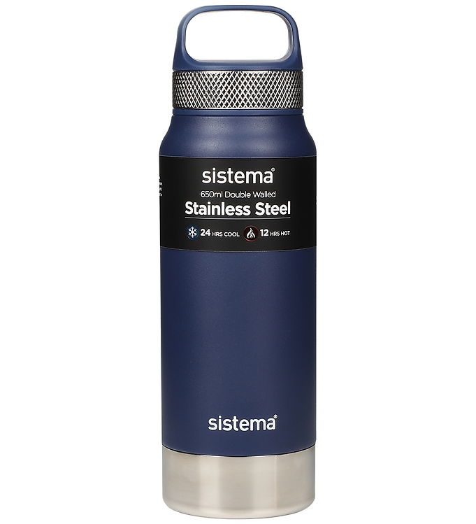 Sistema Termoflaske - Stainless Steel - 650 ml - Blå