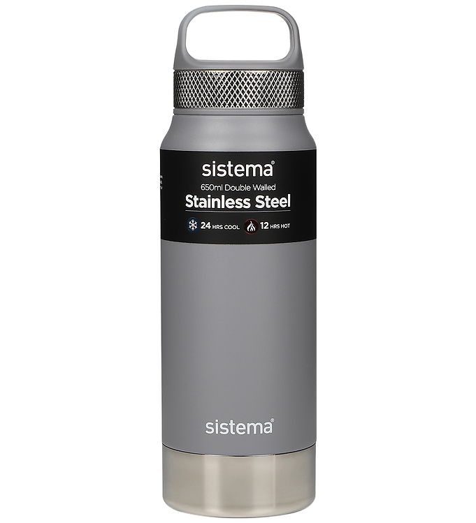Sistema Termoflaske - Stainless Steel - 650 ml - Grå