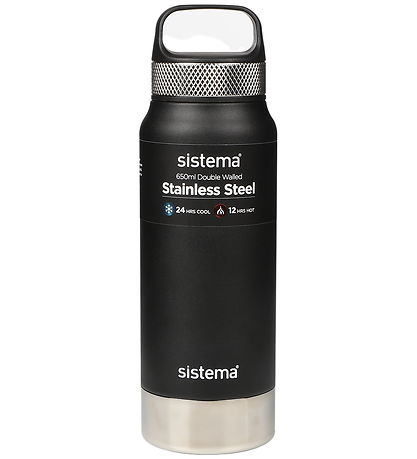 Sistema Thermo Bottle - Stainless Steel - 650 mL - Black