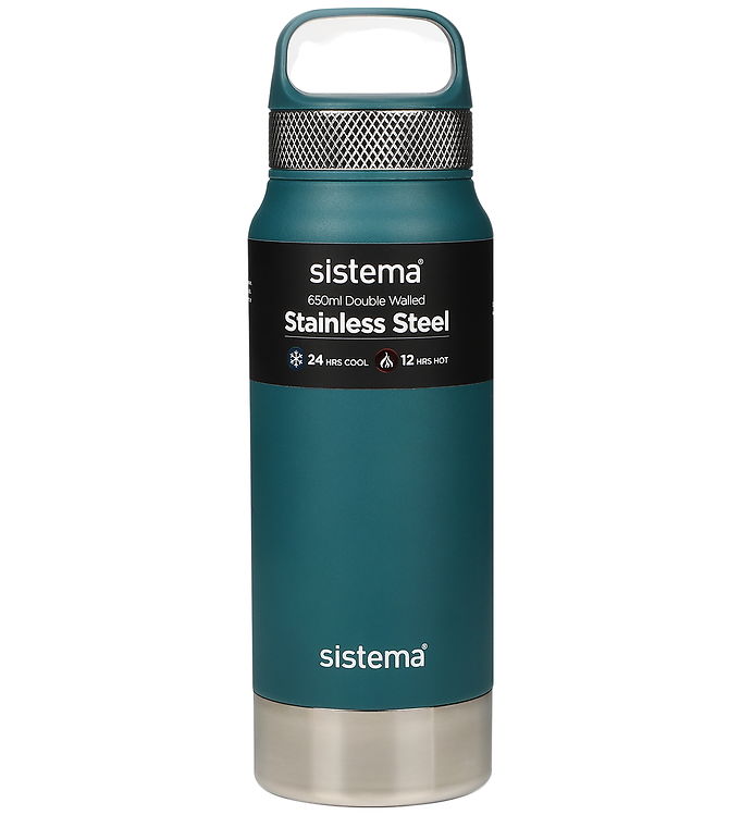 Sistema Termoflaske - Stainless Steel - 650 ml - Grøn