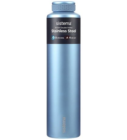Sistema Thermo Bottle - Stainless Steel - 600 mL - Peace Blue