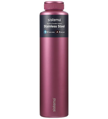Sistema Thermo Bottle - Stainless Steel - 600 mL - Fig Purple