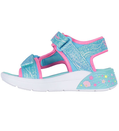Skechers Sandals w. Lights - Mermaid Dreams - Blue/Multi