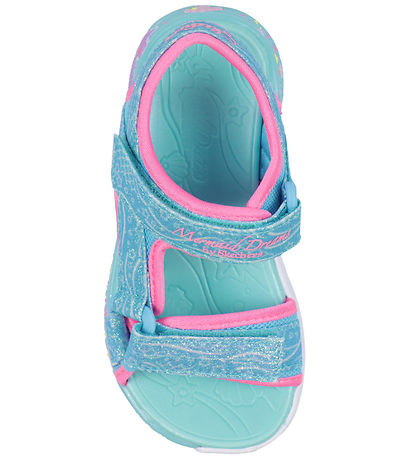 Skechers Sandals w. Lights - Mermaid Dreams - Blue/Multi