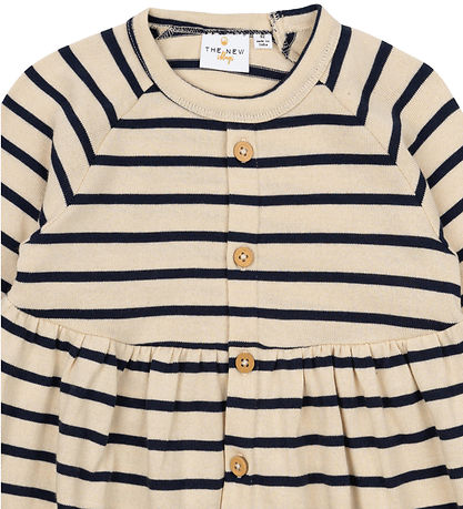 The New Siblings Dress - Knitted - TnstNat - Mood Indigo Striped