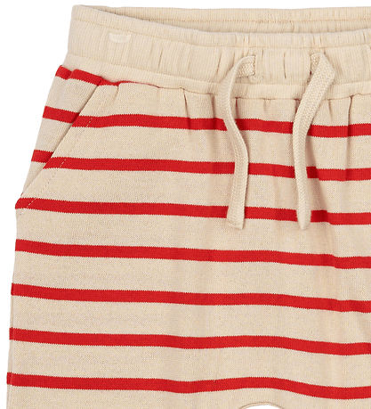 The New Siblings Broek - Gebreid - TnstNat - Poppy Rood Striped