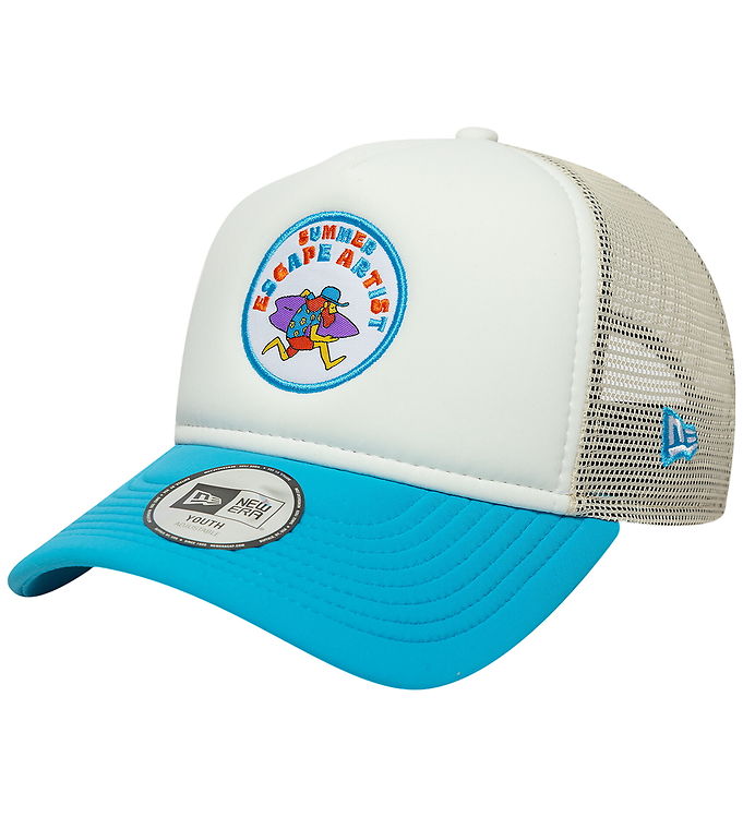 New Era Kasket - Patch Truncker - Pasterl Blue