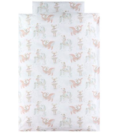 Nørgaard Madsens Sengetøj - Junior - Hvid m. Ballet Mus Nørgaard Madsens Sengetøj - Junior - Hvid m. Ballet Mus