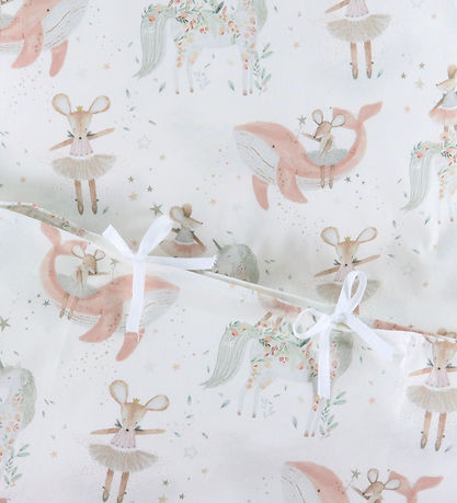 Nørgaard Madsens Sengetøj - Junior - Hvid m. Ballet Mus Nørgaard Madsens Sengetøj - Junior - Hvid m. Ballet Mus