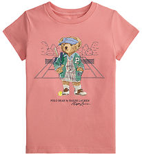 Polo Ralph Lauren T-shirt - Fadedpeony m. Bamse Polo Ralph Lauren T-shirt - Fadedpeony m. Bamse