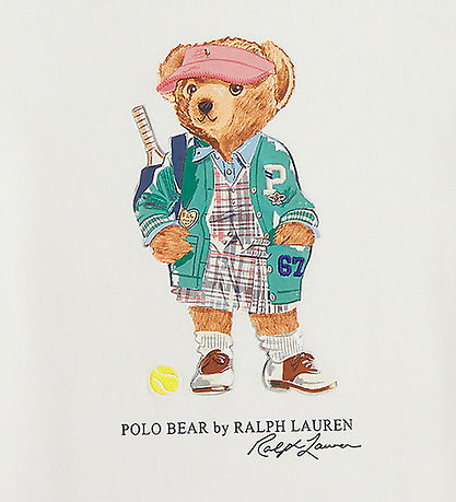 T-Shirt Polo Ralph Lauren - Blanc av.Peluche
