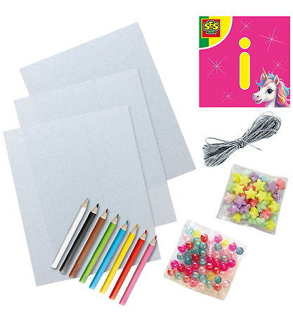 SES Creative Kreasæt - Krympeplast - Enhjørning Armbånd