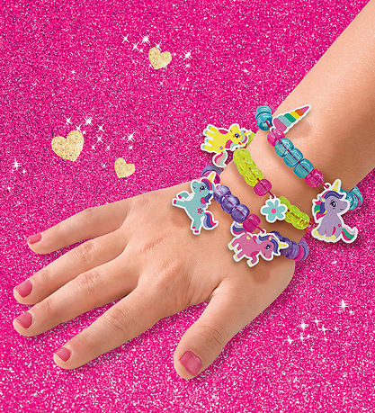 SES Creative Kreasæt - Krympeplast - Enhjørning Armbånd