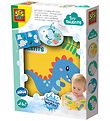 SES Creative Badebog - Farv med Vand - Dino