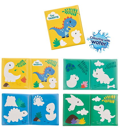 SES Creative Badebog - Farv med Vand - Dino