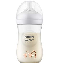 Philips Avent Sutteflaske - Natural Response - 260 ml - Klar/Gir