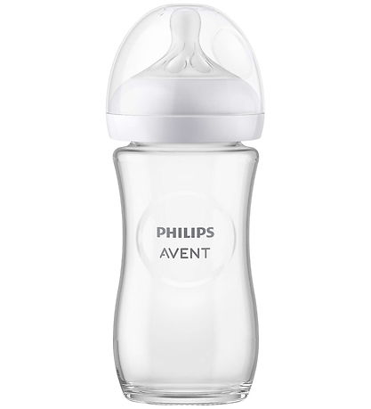 Philips Avent Feeding Bottle - Glass - Natural Response - 240 mL