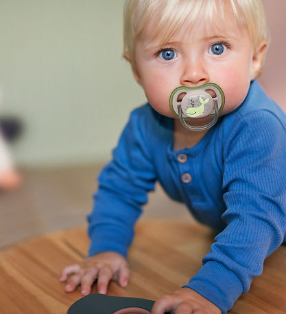 Philips Avent Sutter - 2-pak - Ultra Air - Grå/Grøn m. Print