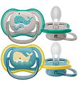 Philips Avent Snuðin - 2 Pakki - Ultra Air - Blátt/Grátt M. Pren