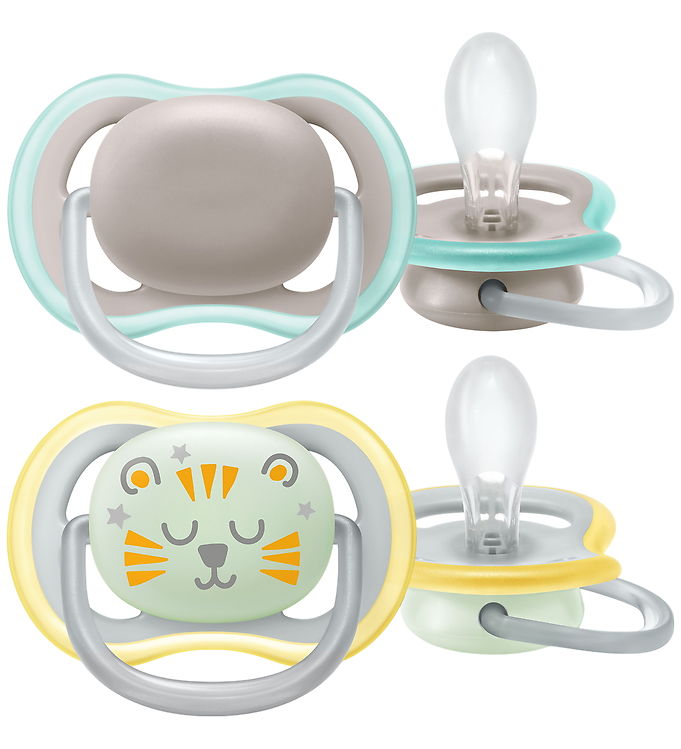 Philips Avent Sutter - 2-pak - Ultra Air - Day & Night - Grå