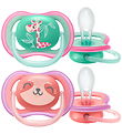 Philips Avent Sutter - 2-pak - Ultra Air - Rosa/Grøn m. Print Philips Avent Sutter - 2-pak - Ultra Air - Rosa/Grøn m. Print