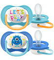 Philips Avent Sutter - 2-pak - Ultra Air - Blå/Turkis m. Print