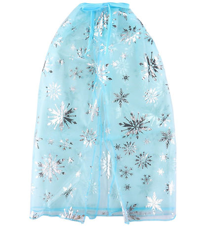 Molly & Rose Costume - Cape - Blue Snowflakes Silver