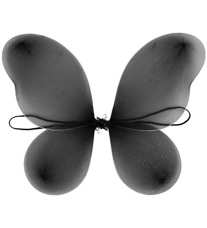 Molly & Rose Costume - Fairy Wings - Black Glitter