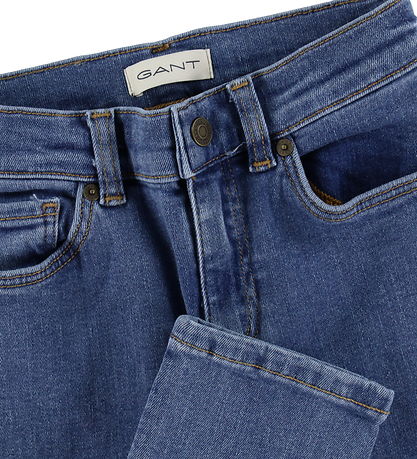 GANT Jeans - Denim - Slim Jeans - Mid Blue