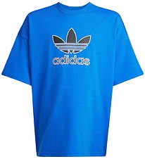 adidas Originals T-shirt - Trefoil - Blå adidas Originals T-shirt - Trefoil - Blå