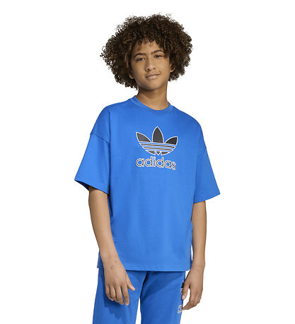 adidas Originals T-shirt - Trefoil - Blue