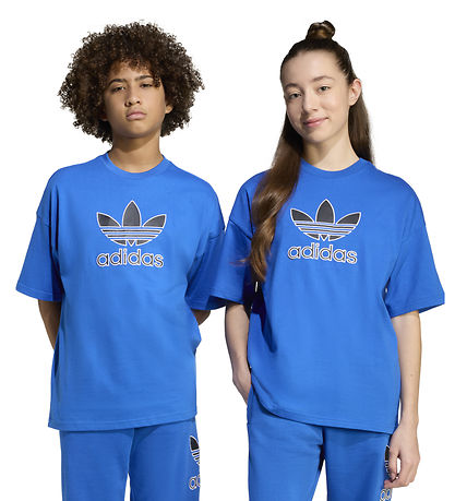 adidas Originals T-shirt - Trefoil - Blue
