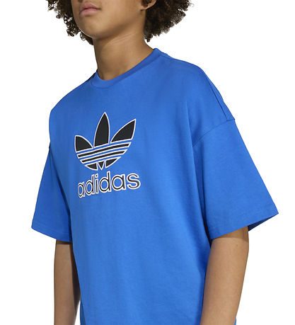 adidas Originals T-shirt - Trefoil - Blue