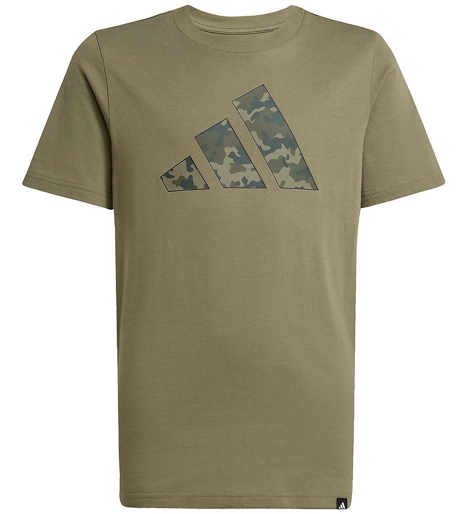 adidas Performance T-shirt - J Camo T - Olive