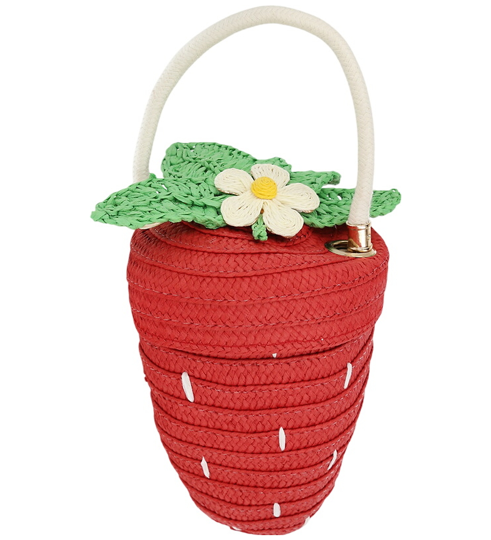 Meri Meri Handtasche - Erdbeere - Korb - Rot - Meri Meri - One Size - Taschen