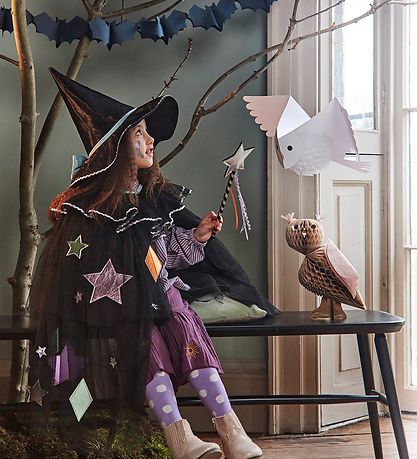 Meri Meri Udklædning - Tulle Appliqué - Sort