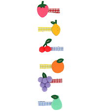 Meri Meri Hårclips - 6-pak - 4 cm - Fruit Meri Meri Hårclips - 6-pak - 4 cm - Fruit