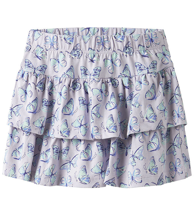 Name It Nederdel - NmfVigga - Purple Heather/Butterflies