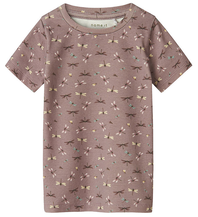 Name It T-shirt Lilla Dove Med Guldsmedprint - Str. 2y 92cm